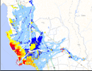 姉川および高時川 洪水浸水想定区域図(浸水継続時間)