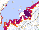 琵琶湖 洪水浸水想定区域図(浸水継続時間)