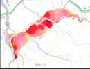 大戸川 洪水浸水想定区域図マップ