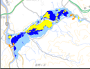 大戸川 洪水浸水想定区域図(浸水継続時間)
